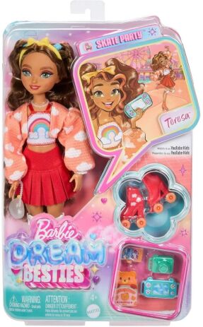 Barbie Dream Besties Roller Skate-Teresa (JFX98) (1)