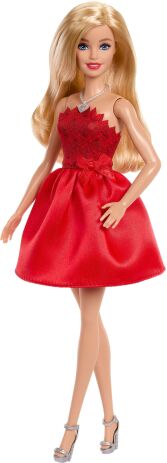 Barbie 80 Χρόνια-Κόκκινο Φόρεμα (JGD25) (0)