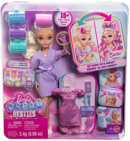 Barbie Dream Besties GRWM-Barbie Malibu (JGG38) (1)