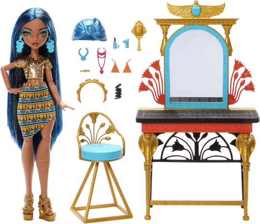 Monster High Cleo De Nile Self-Scare Day Playset (HXH96) (2)
