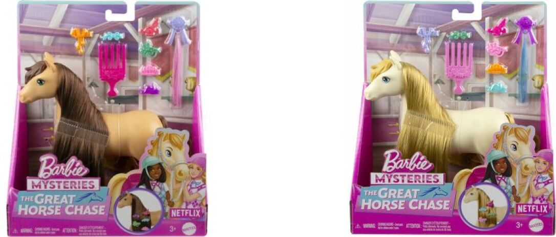 Barbie The Great Horse Chase Πόνυ-2 Σχέδια (HXJ29) (2)