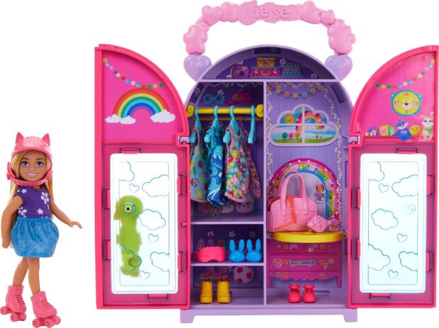 Barbie Chelsea Ντουλάπα Με Αξεσουάρ (HXN03) (5)