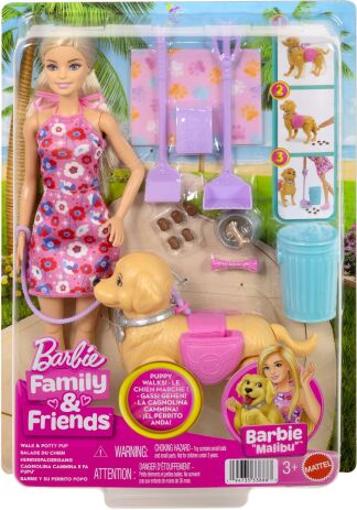 Barbie Βόλτα Με Σκυλάκι (JJB46) (1)