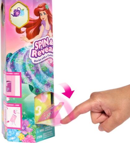 Disney Princess-Άριελ Spin & Reveal (HTV88) (4)