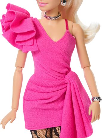 Barbie Deluxe Style-Φούξια Βραδινό Φόρεμα (JJN73) (4)