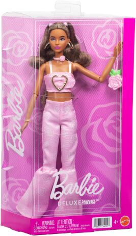 Barbie Deluxe Style-Ροζ Καμπάνα Τζιν (JJN72) (1)