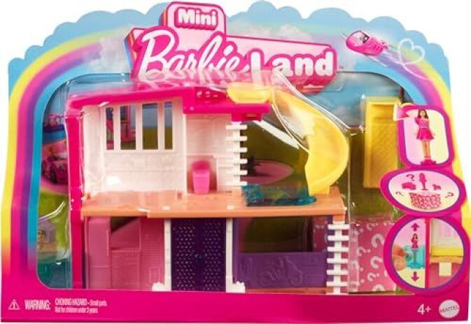 Barbie Mini Barbieland-Σπίτια-3 Σχέδια (HYF44) (0)