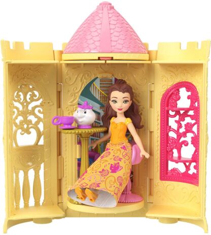 Disney Princess Mini Κούκλες-Παραμυθένιος Πύργος Έκπληξη-6 Σχέδια (JBL46) (5)
