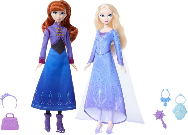 Disney Frozen Έλσα & Άννα Με Άμαξα (JLY82) (2)