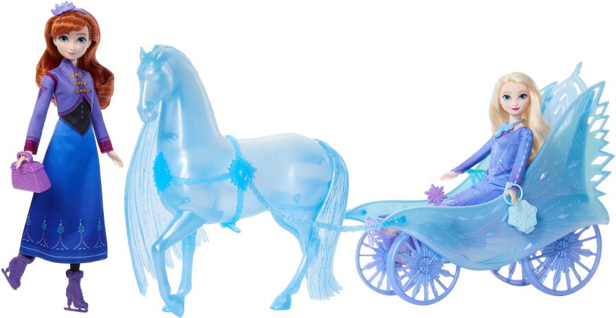 Disney Frozen Έλσα & Άννα Με Άμαξα (JLY82) (5)