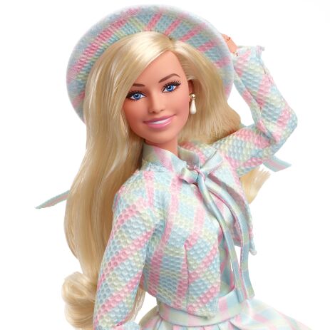 Barbie Movie-Blue Plaid Matching Set (HRF26) (2)