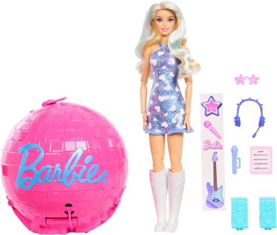 Barbie Μπάλα 'Εκπληξη-Ποπ Σταρ (JMK19) (0)