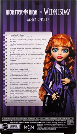 Monster High-Wednesday Agnes (JNJ92) (6)