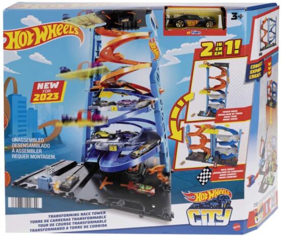Hot Wheels Πύργος Ταχύτητας 2 Σε 1 City (HKX43) (1)
