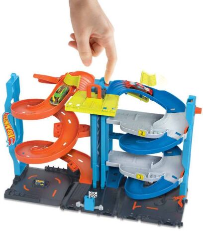 Hot Wheels Πύργος Ταχύτητας 2 Σε 1 City (HKX43) (4)