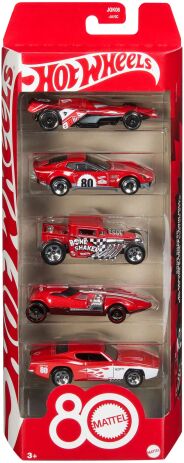 Hot Wheels Αυτοκινητάκια Σετ Των 5-80 Χρόνια (JGK08) (0)