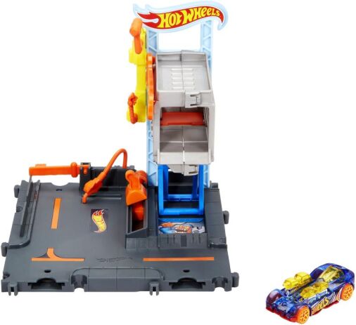 Λαμπάδα Hot Wheels Πίστες City-4 Σχέδια (HDR24) (4)