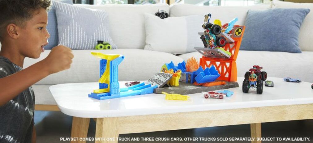 Hot Wheels Monster Trucks Σετ Σούπερ Εκρήξεις & Συγκρούσεις (HFB12) (3)