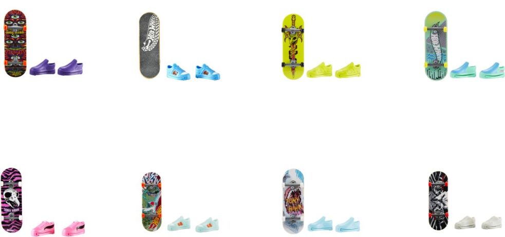 Hot Wheels Skate & Παπούτσια-20 Σχέδια (HGT46) (2)