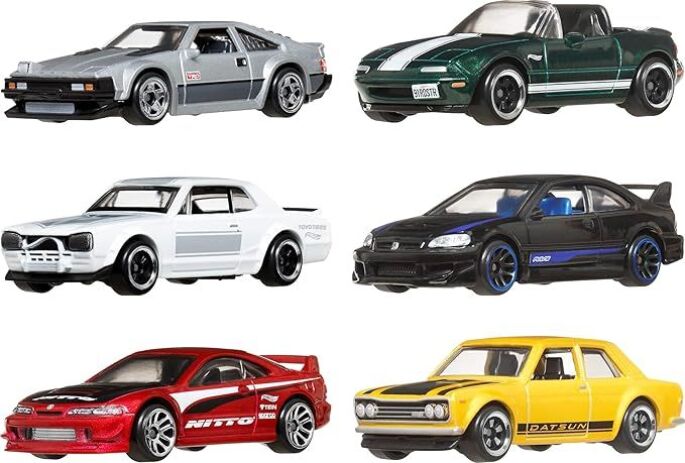 Hot Wheels Αυτοκινητάκια-Streets Of Japan Σετ Των 6 (JBY77) (0)