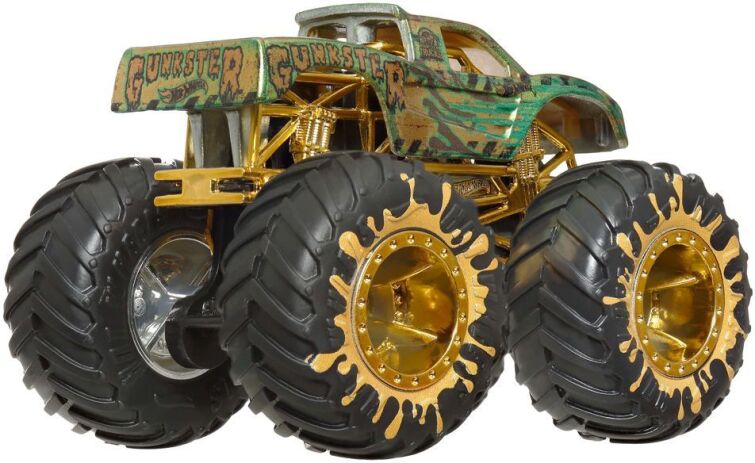 Hot Wheels Monster Trucks Οχήματα Bigfoot Throphy Champions-2 Σχέδια (JDV96) (3)