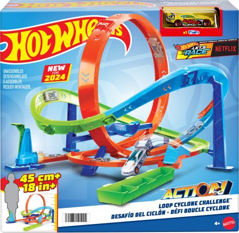 Hot Wheels Πίστα Σούπερ Extreme Λουπ (HTK16) (1)