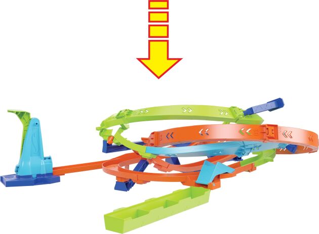 Hot Wheels Πίστα Σούπερ Extreme Λουπ (HTK16) (2)