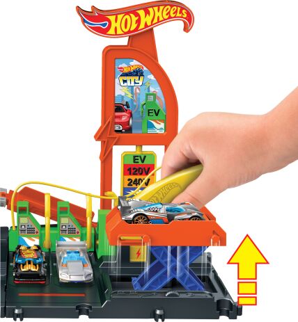 Hot Wheels Πίστα Σταθμός Καυσίμων City (HTN79) (2)
