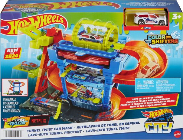 Hot Wheels Χρωμοκεραυνοί Πλυντήριο (HTN80) (1)
