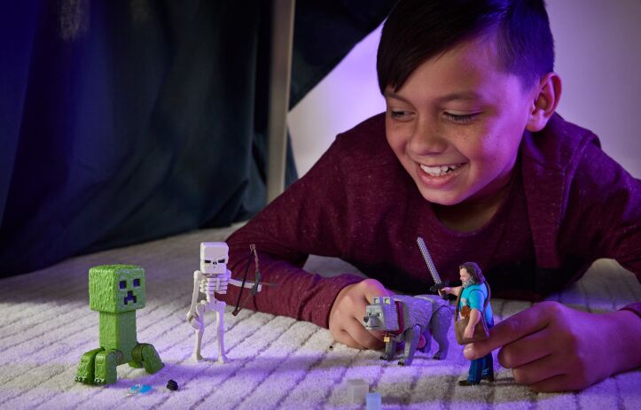 Minecraft Movie Φιγούρες-4 Σχέδια (JFR44) (10)