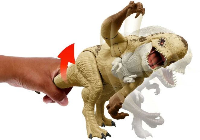 Λαμπάδα Jurassic World Rebirth "Κακός" Δεινόσαυρος Με Λειτουργία Επίθεσης & Ήχους (JGB58) (3)