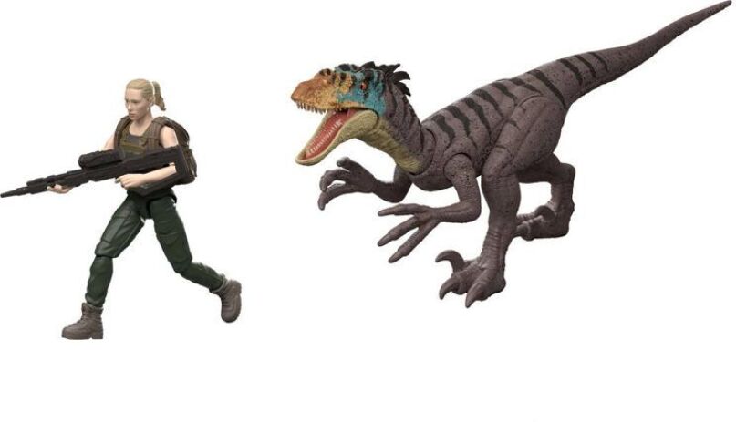 Jurassic World Rebirth Φιγούρες Δεινοσαύρων Με Φιγούρα-2 Σχέδια (JGB82) (0)