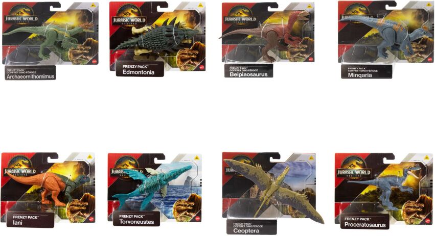 Jurassic World Rebirth Φιγούρες Δεινοσαύρων-8 Σχέδια (JGB72) (2)