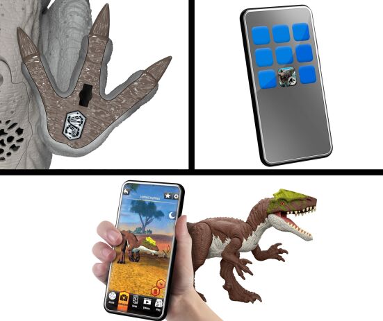 Λαμπάδα Jurassic World Καρνόταυρος Που Δαγκώνει & Επιτίθεται (JKG85) (6)