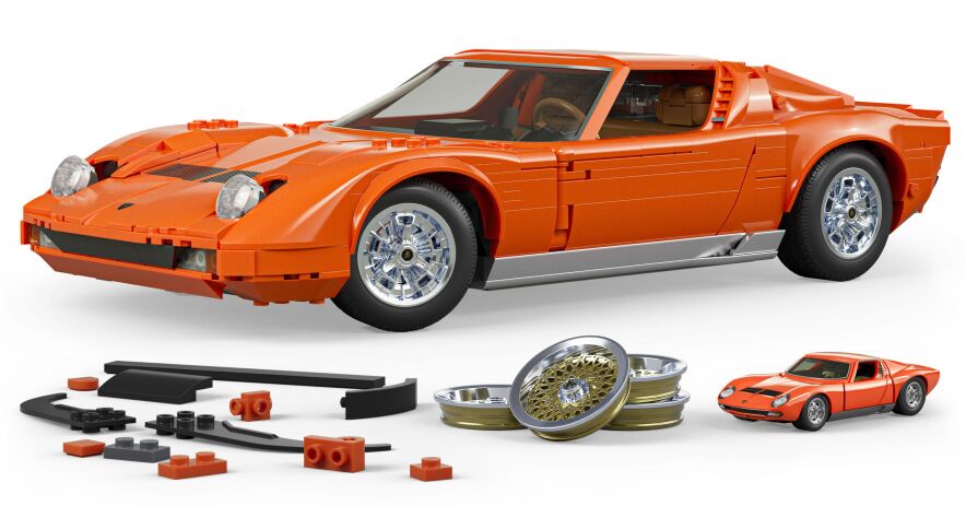 Brick Shop Hot Wheels Premium Series-Lamborghini '71 Miura P400 SV (JHF61) (0)