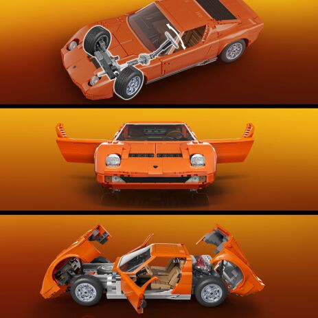 Brick Shop Hot Wheels Premium Series-Lamborghini '71 Miura P400 SV (JHF61) (5)