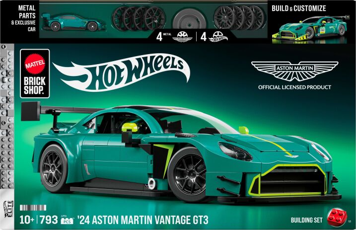 Brick Shop Hot Wheels Elite Series-Aston Martin Vantage GT3 (JLF51) (1)