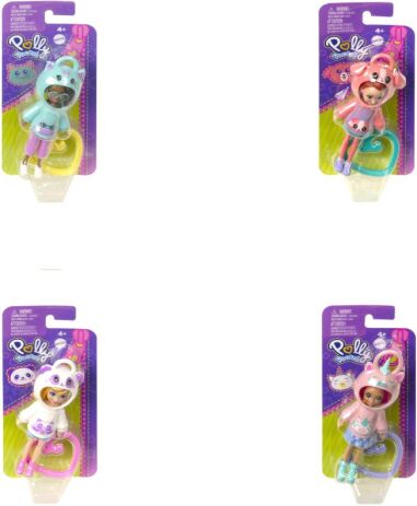 Polly Pocket Polly Κούκλα Με Φουτεράκι-4 Σχέδια (HKV98) (2)