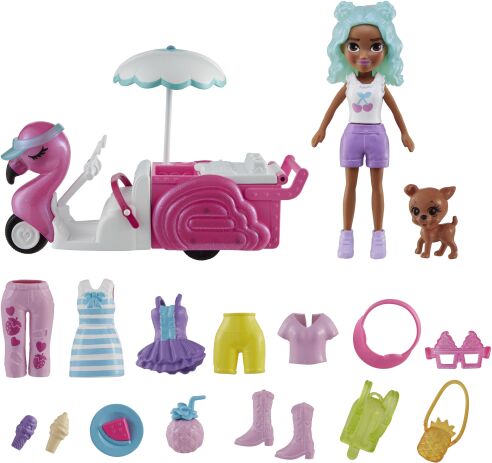 Polly Pocket Polly Καντίνα Flamingo (HWP24) (2)