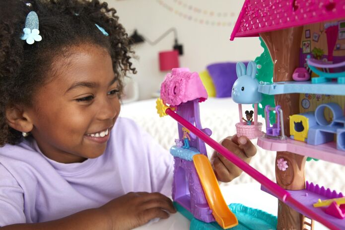Polly Pocket Pollyville-Δεντρόσπιτο Pet Adventure (HHJ06) (3)