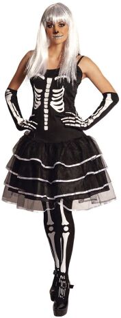 Rubie's Skeleton Woman Στολή Adult (S8367) (0)