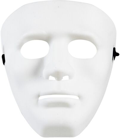 WM Μάσκα Λευκή Anonymous (00851) (0)