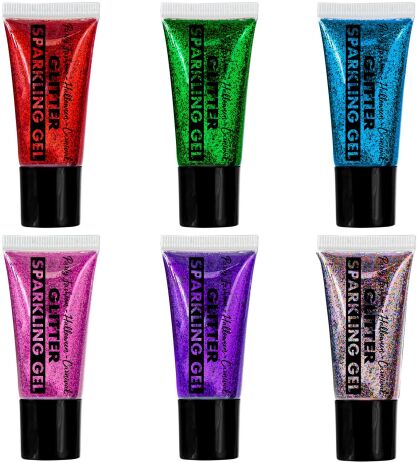 WM Makeup Sparkling Glitter Σωληνάριο 25ml-6 Χρώματα-1Τμχ (1964M) (0)