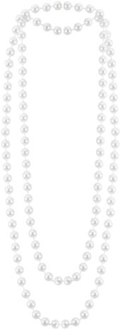 WM Κολιέ Πέρλες 160cm (01033) (0)