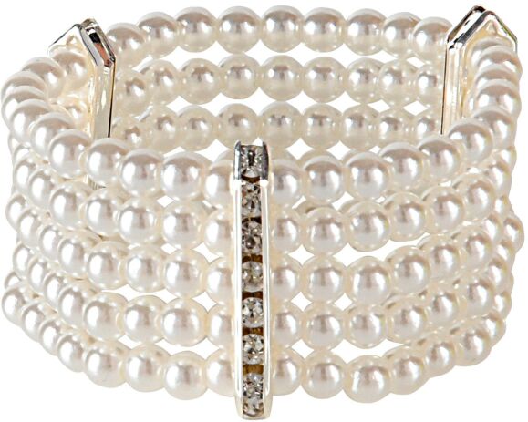 WM Βραχιόλι Deluxe Με Πέρλες & Strass (01894) (0)