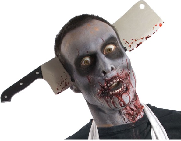 Rubie's Zombie Butcher Knife Στέκα (3726) (0)