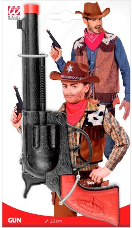 WM Όπλο Cowboy Μαύρο 23cm (27773) (1)