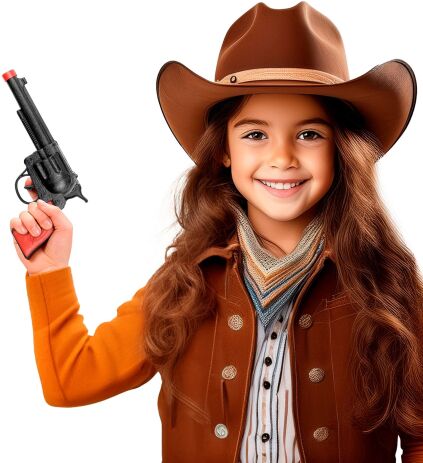 WM Όπλο Cowboy Μαύρο 23cm (27773) (2)