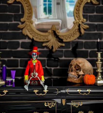 WM Σκελετός Horror Clown 40cm (10995) (2)