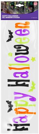 WM Happy Halloween Gel Παράθυρου 50x15cm (86852) (1)